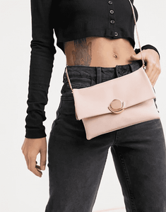 Oasis clutch bag in neutral